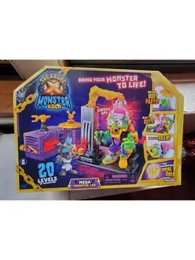 Mega | Toys | Treasure X Monster Gold Mega Monster Lab 2 Levels Of ...